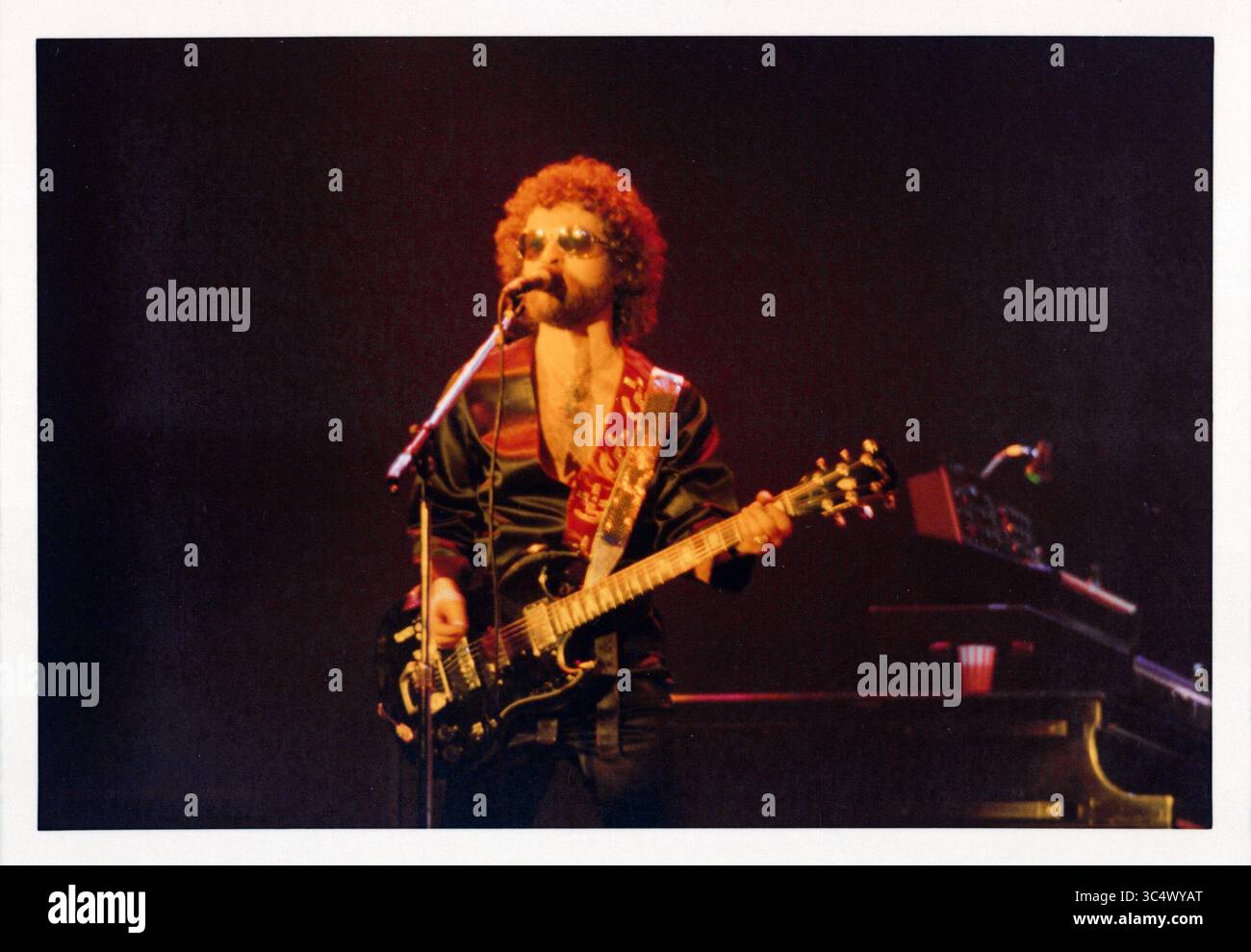Eric Bloom of Blue Oyster Cult, Providence Civic Center, Rhode Island, Stati Uniti, 12 gennaio, 1978. Foto Stock