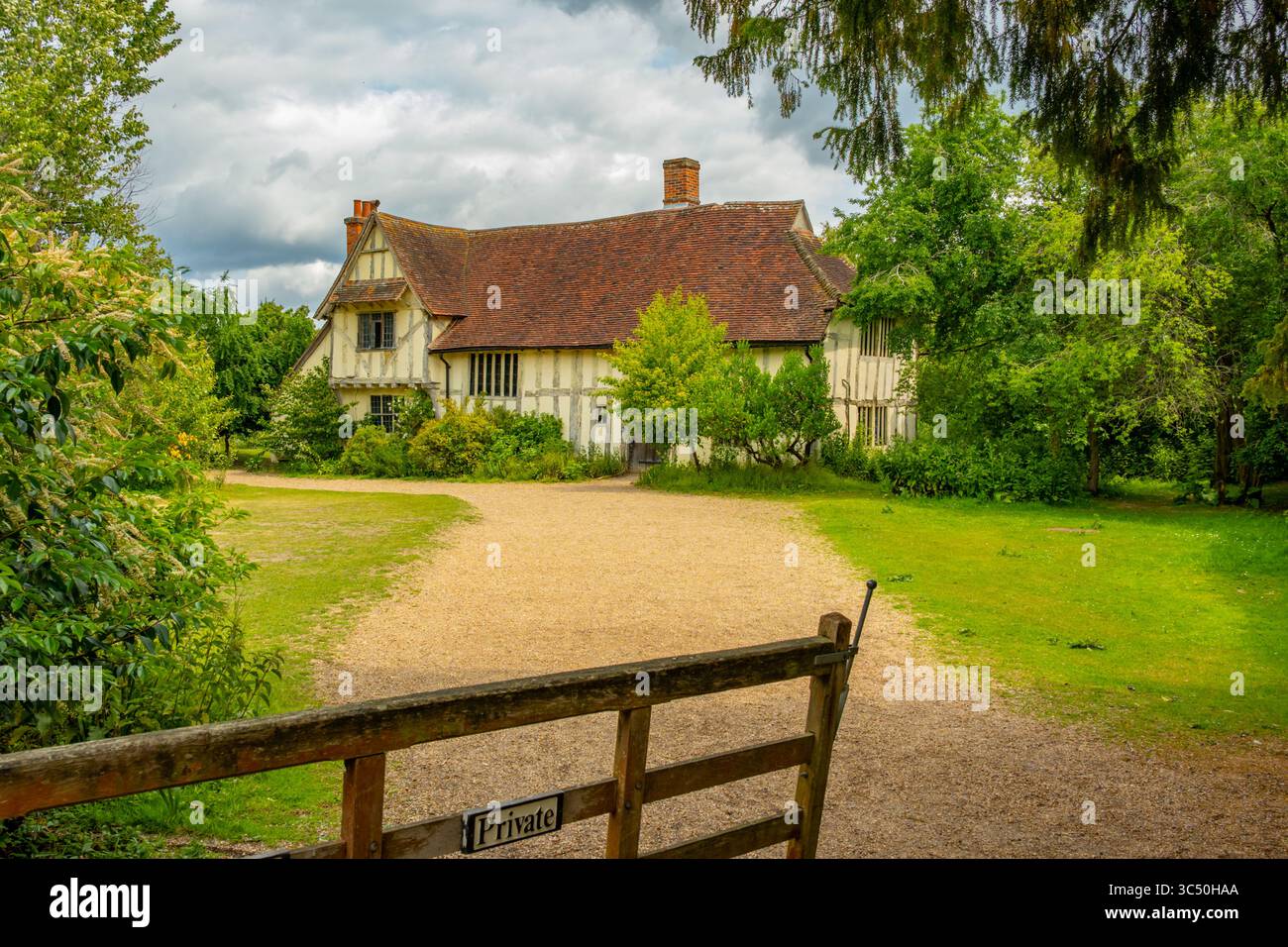 Valley Farm a Flatford Mill nella contea di Constable vicino a East Bergholt, Suffolk Foto Stock