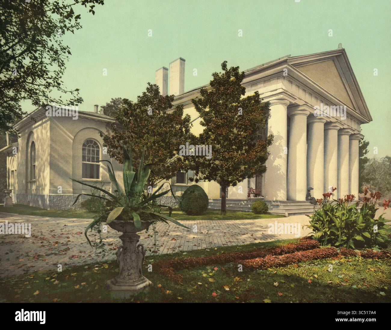 31 maggio 2019, Arlington, Virginia, Stati Uniti: Custis-Lee Mansion, Arlington House, Arlington Cemetery, Arlington, Virginia, Stati Uniti, Detroit Publishing Company, 1900 (immagine di credito: © JT Vintage/Glasshouse via ZUMA Wire) Foto Stock