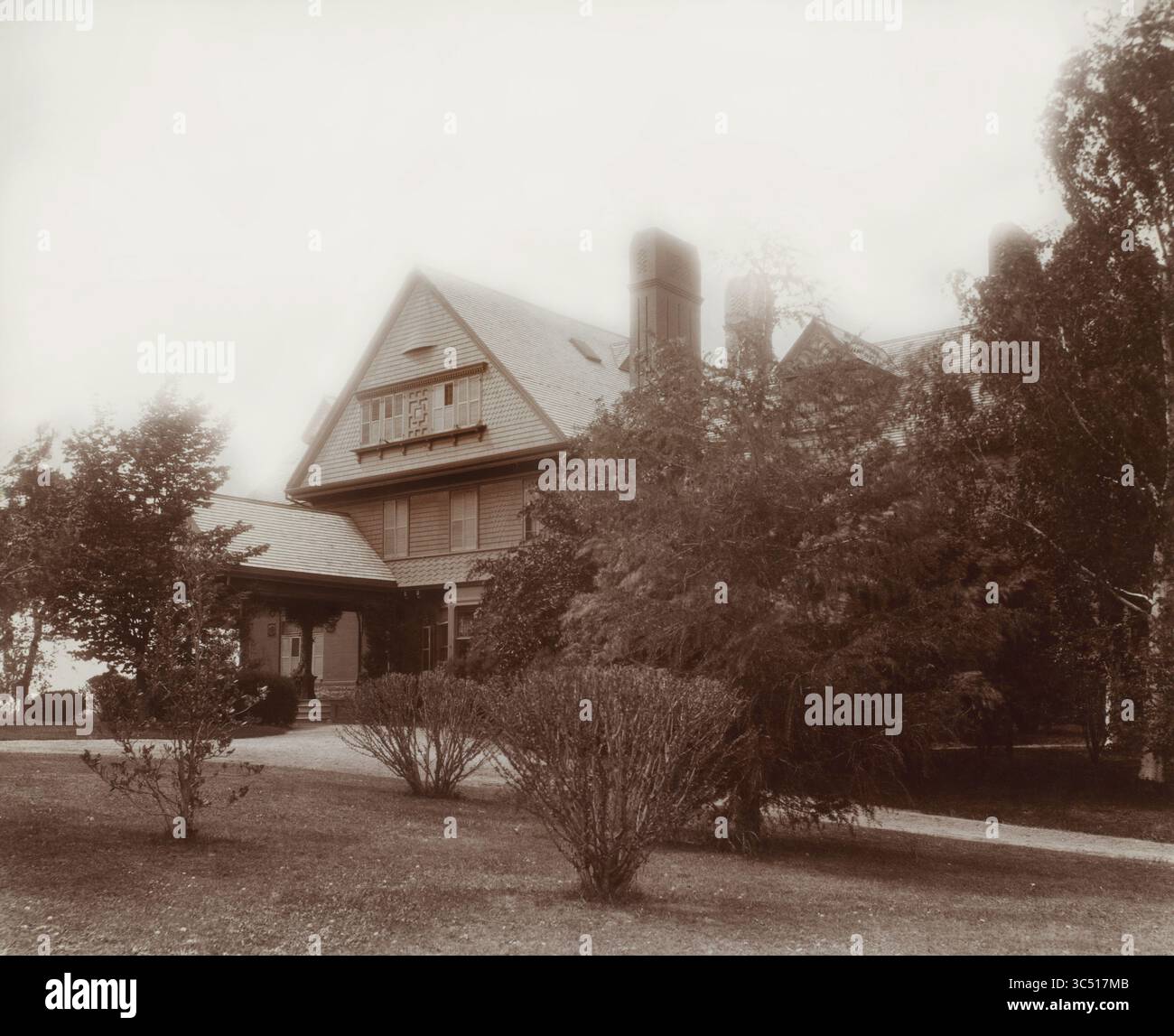 13 giugno 2019, Oyster Bay, New York, Stati Uniti: Theodore Roosevelt's Home, Sagamore Hill, Oyster Bay, New York, USA, fotografia di Waldon Fawcett, maggio 1903 (immagine di credito: © JT Vintage/Glasshouse via ZUMA Wire) Foto Stock