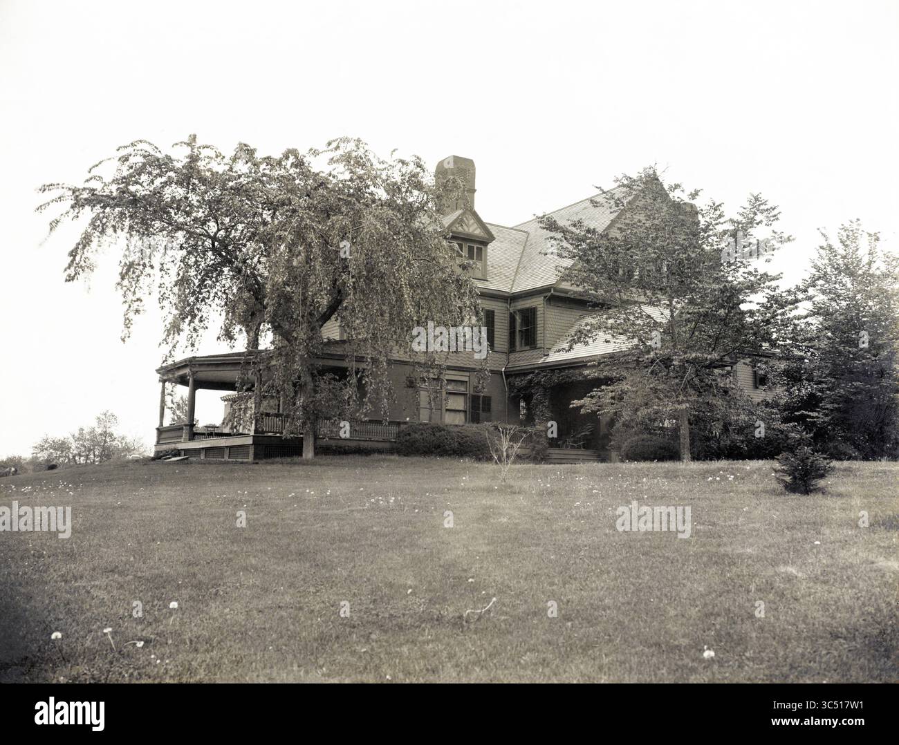 25 giugno 2019, Oyster Bay, New York, Stati Uniti: Theodore Roosevelt's Home, Sagamore Hill, Oyster Bay, New York, USA, settembre 1905 (immagine di credito: © JT Vintage/Glasshouse via ZUMA Wire) Foto Stock