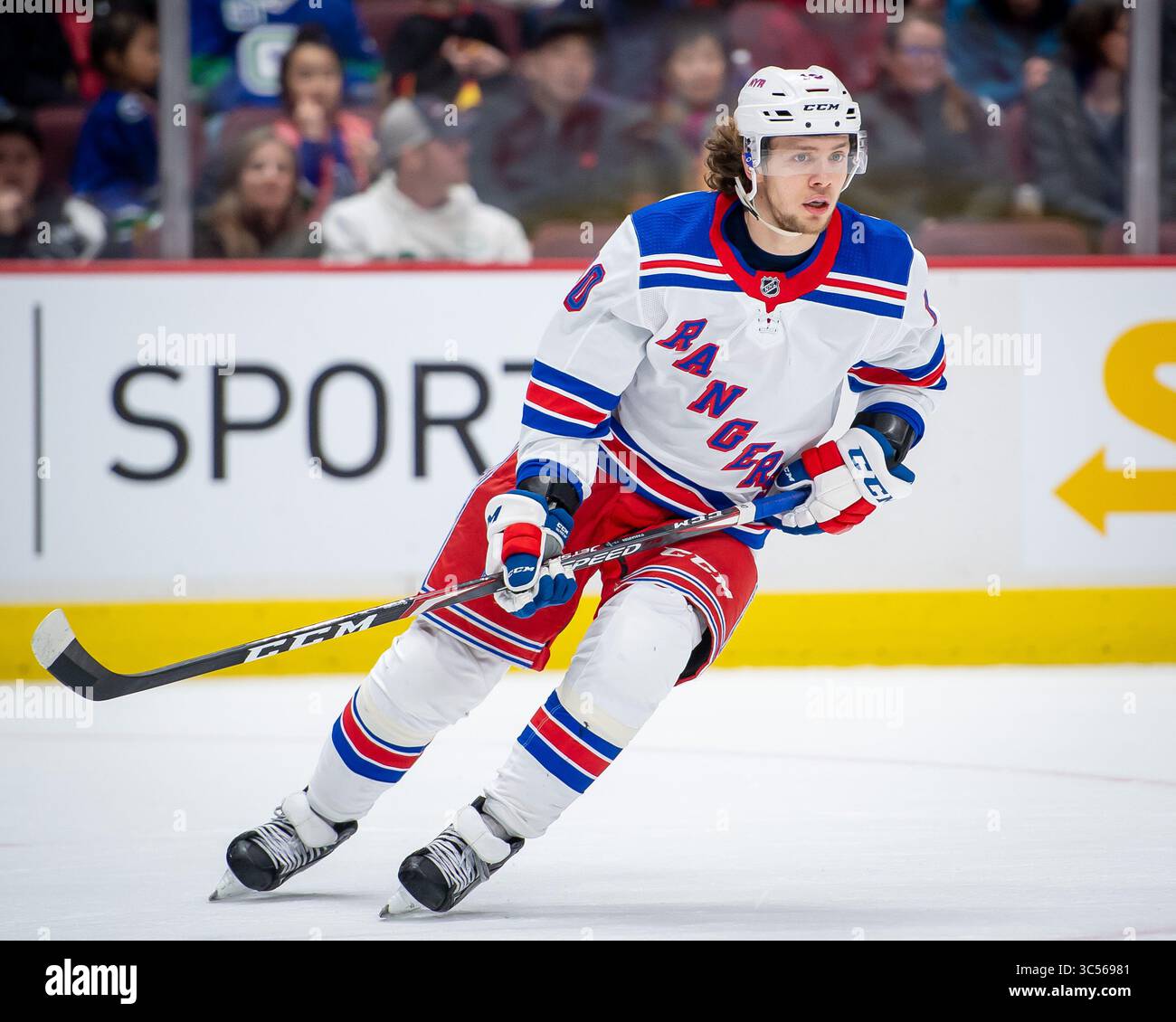 4 gennaio 2020: L'ala sinistra dei Rangers Artemi Panarin (10) in azione durante la partita NHL tra i New-York Rangers e i Vancouver Canucks alla Rogers Arena di Vancouver, Canada. Dom Gagne/CSM(immagine di credito: &Copy; dom Gagne/CSM tramite cavo ZUMA) Foto Stock