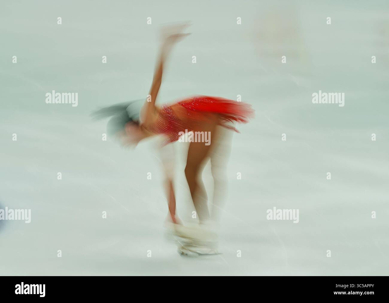 24 gennaio 2020: Valentina Matos della Spagna in azione durante il programma Ladies Short ai Campionati europei di pattinaggio di figura ISU a Steiermarkhalle, Graz, Austria (Credit Image: &Copy; Ulrik Pedersen/CSM via ZUMA Wire) Foto Stock