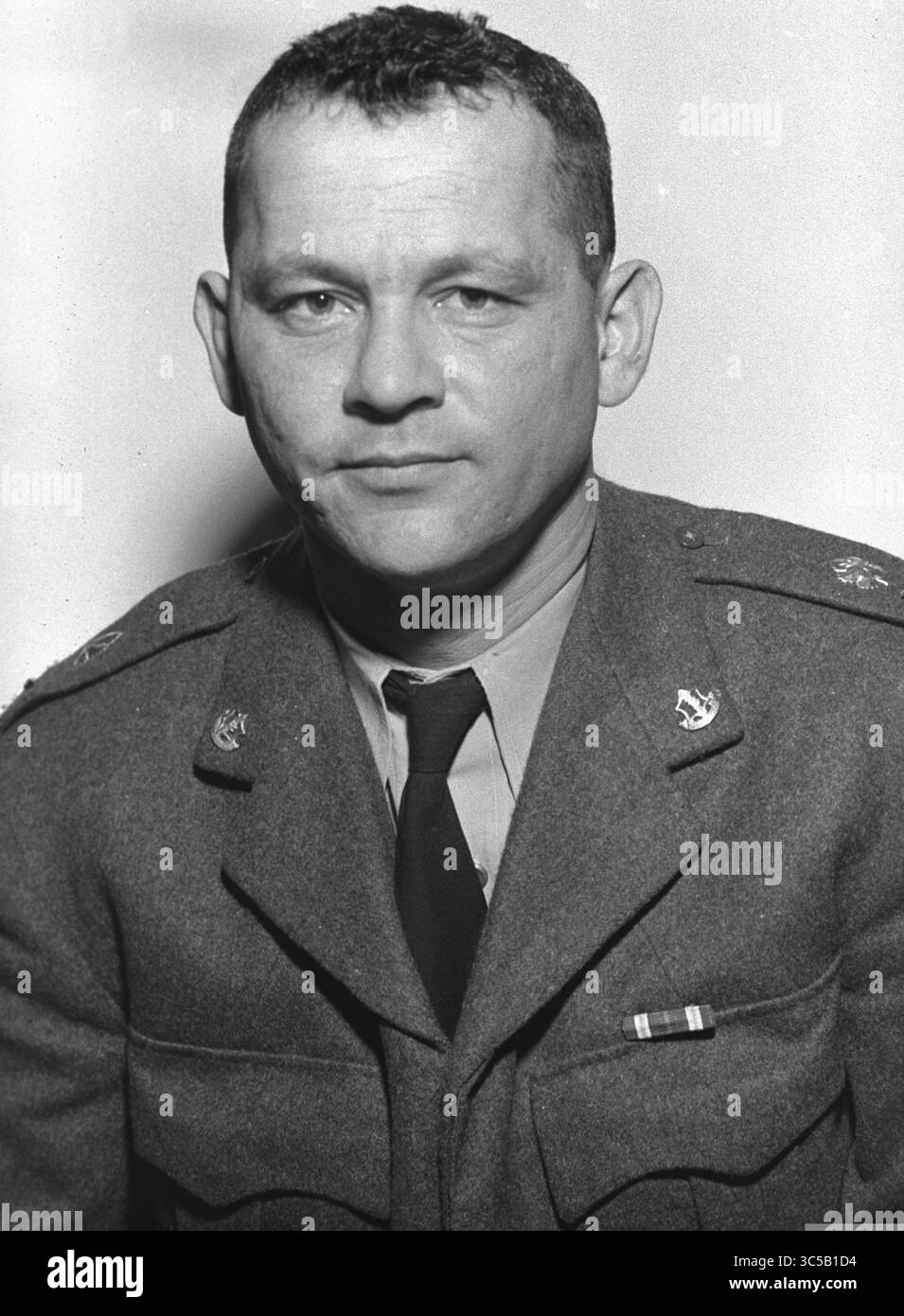 Rav Aluf, Haim Laskov (1919 – 8 dicembre 1982) è stato un politico israeliano, quinto capo di stato maggiore delle forze di difesa israeliane 1958 - 1960 Foto Stock