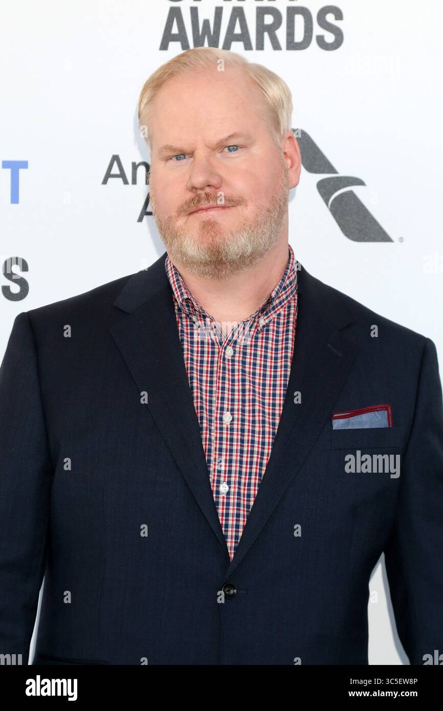 8 febbraio 2020, Santa Monica, CA, Stati Uniti: LOS ANGELES - 8 febbraio: Jim Gaffigan ai 2020 Film Independent Spirit Awards at the Beach l'8 febbraio 2020 a Santa Monica, CA (Credit Image: © Kathy Hutchins via ZUMA Wire) Foto Stock