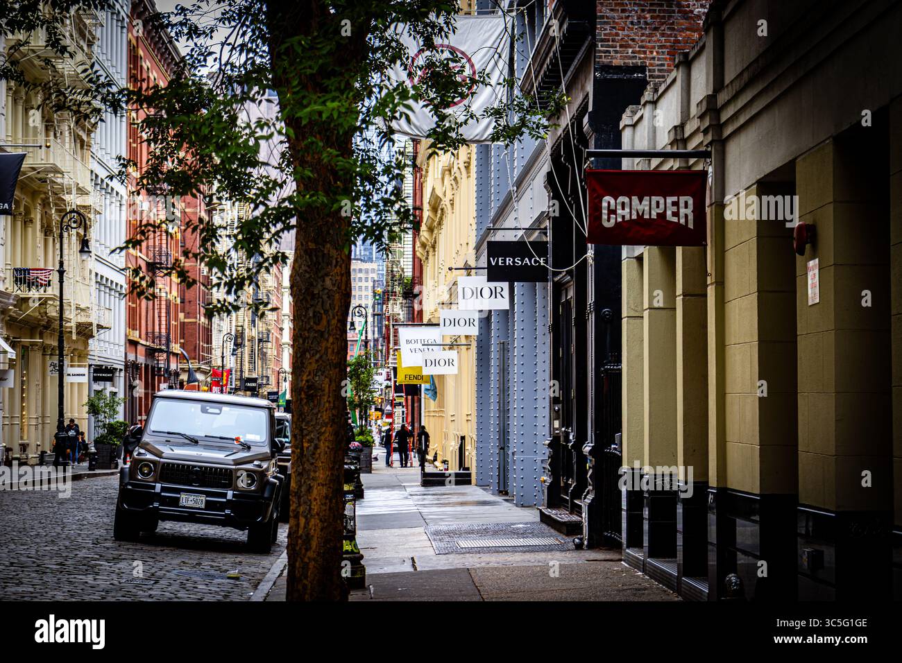 Soho Street a New York Foto Stock