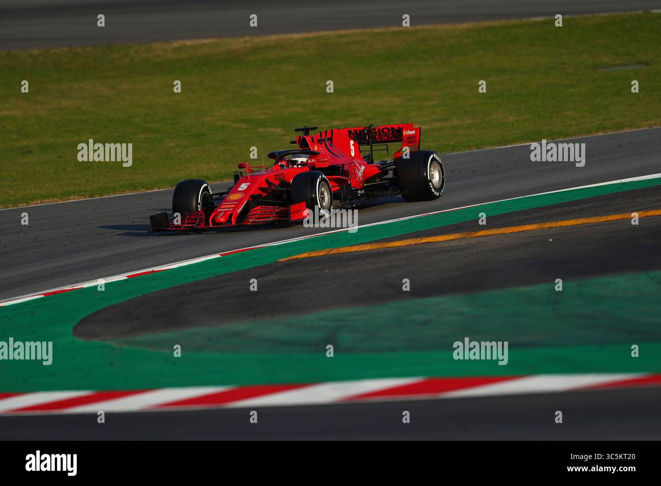 21 febbraio 2020, Barcellona, Spagna: #05 Sebastian Vettel, Scuderia Ferrari. Campionato del mondo di Formula 1 2020, . (Immagine di credito: © Federico Basile/ZUMA Wire/ZUMAPRESS.com) Foto Stock