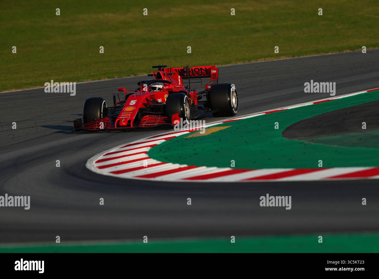 21 febbraio 2020, Barcellona, Spagna: #05 Sebastian Vettel, Scuderia Ferrari. Campionato del mondo di Formula 1 2020, . (Immagine di credito: © Federico Basile/ZUMA Wire/ZUMAPRESS.com) Foto Stock