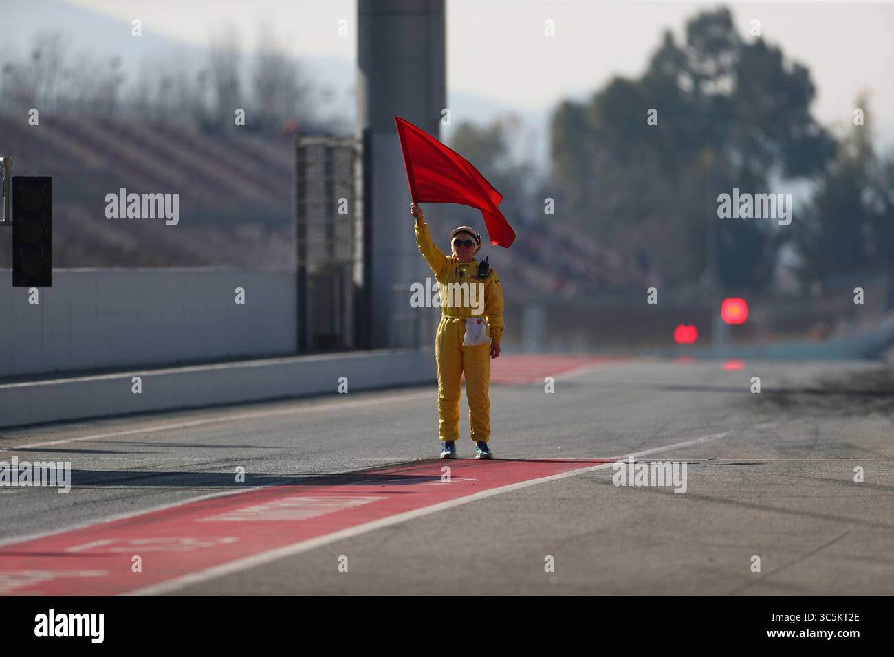 21 febbraio 2020, Barcellona, Spagna: Red flag a causa del problema Latifi Formula 1 World Championship 2020, . (Immagine di credito: © Federico Basile/ZUMA Wire/ZUMAPRESS.com) Foto Stock