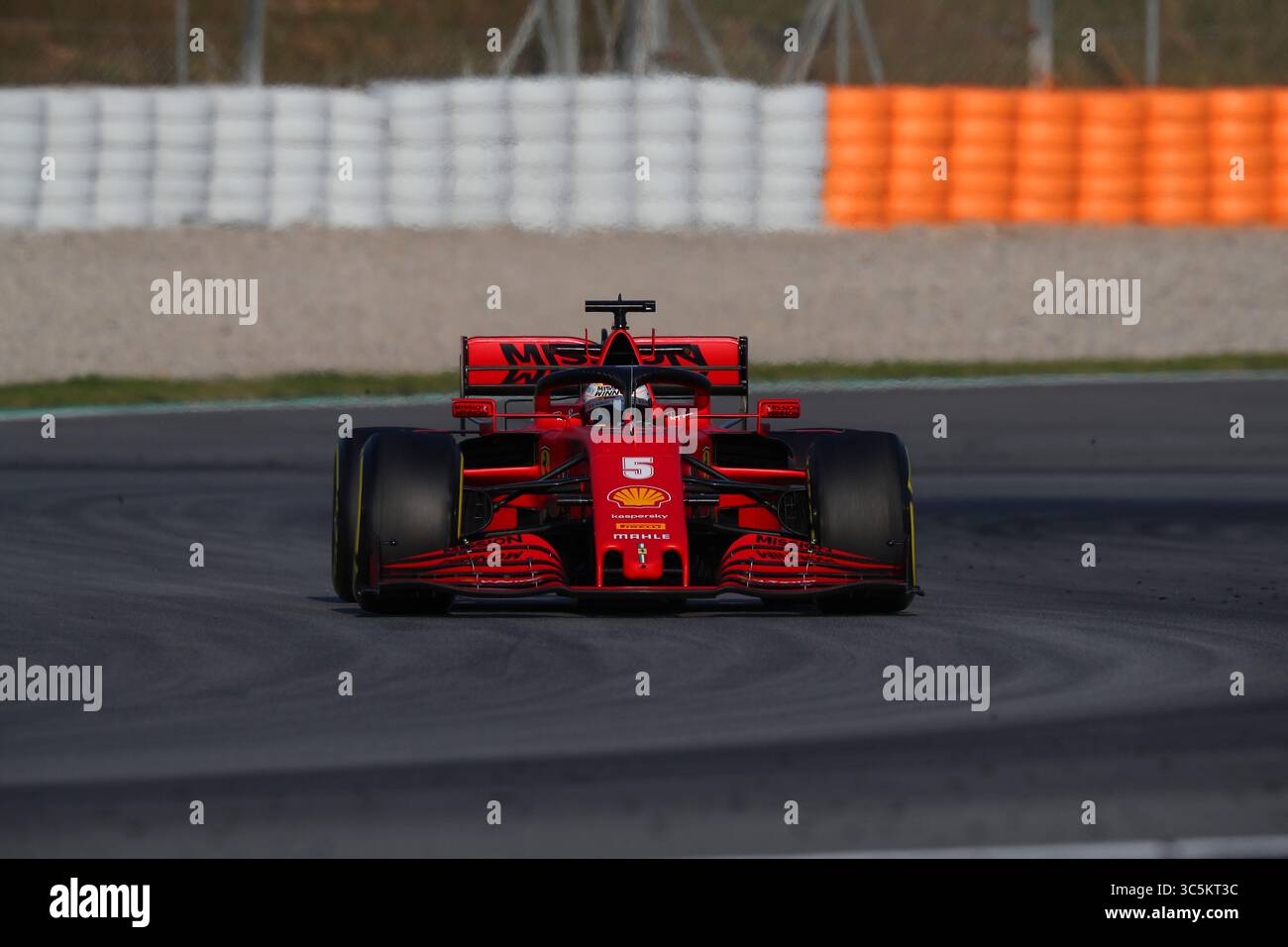 21 febbraio 2020, Barcellona, Spagna: #05 Sebastian Vettel, Scuderia Ferrari. Campionato del mondo di Formula 1 2020, . (Immagine di credito: © Federico Basile/ZUMA Wire/ZUMAPRESS.com) Foto Stock