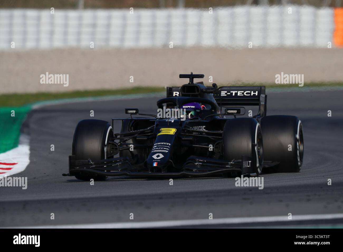 21 febbraio 2020, Barcellona, Spagna: #03 Daniel Ricciardo Renault F1 Team, Formula 1 World Championship 2020, . (Immagine di credito: © Federico Basile/ZUMA Wire/ZUMAPRESS.com) Foto Stock