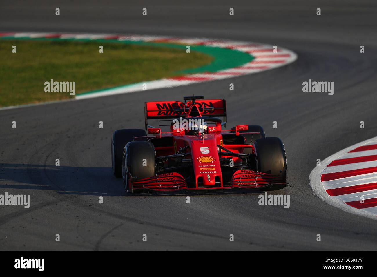 21 febbraio 2020, Barcellona, Spagna: #05 Sebastian Vettel, Scuderia Ferrari. Campionato del mondo di Formula 1 2020, . (Immagine di credito: © Federico Basile/ZUMA Wire/ZUMAPRESS.com) Foto Stock