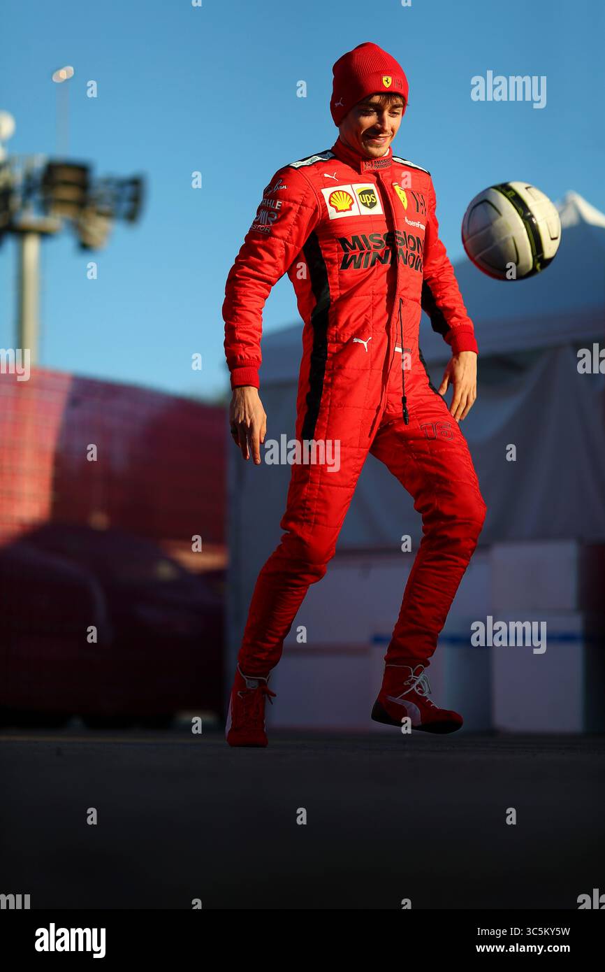 28 febbraio 2020, Barcellona, Spagna: N. 16 Charles Leclerc, Scuderia Ferrari. Formula 1 World Championship 2020, Winter testing days #2 2020 Barcelona, 26-28 febbraio 2020. (Immagine di credito: © Federico Basile/ZUMA Wire) Foto Stock