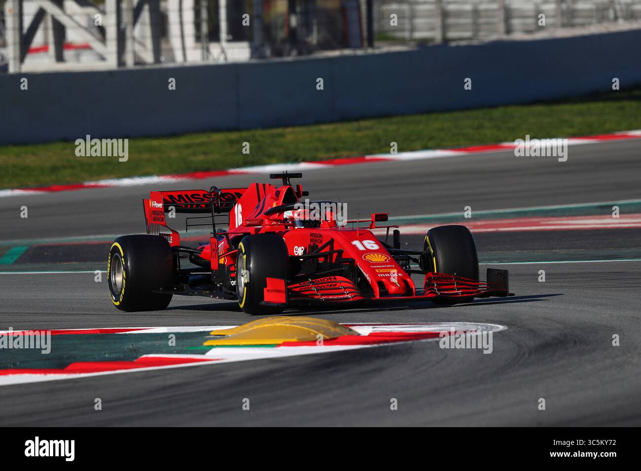 28 febbraio 2020, Barcellona, Spagna: N. 16 Charles Leclerc, Scuderia Ferrari. Formula 1 World Championship 2020, Winter testing days #2 2020 Barcelona, 26-28 febbraio 2020. (Immagine di credito: © Federico Basile/ZUMA Wire) Foto Stock