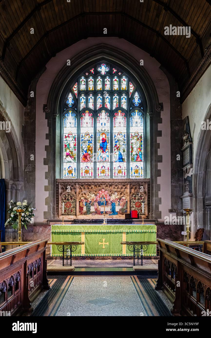 St Mary the Virgin Church, The Green, Westerham, Kent Foto Stock
