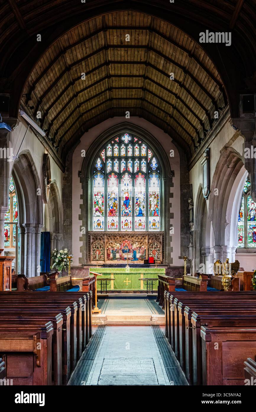 St Mary the Virgin Church, The Green, Westerham, Kent Foto Stock