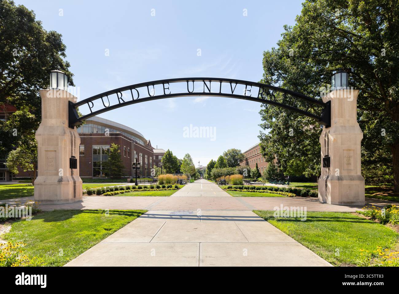La Purdue University è un'università pubblica di ricerca fondata nel 1869 e nota per la loro ingegneria, tecnologia, scienza e matematica. Foto Stock
