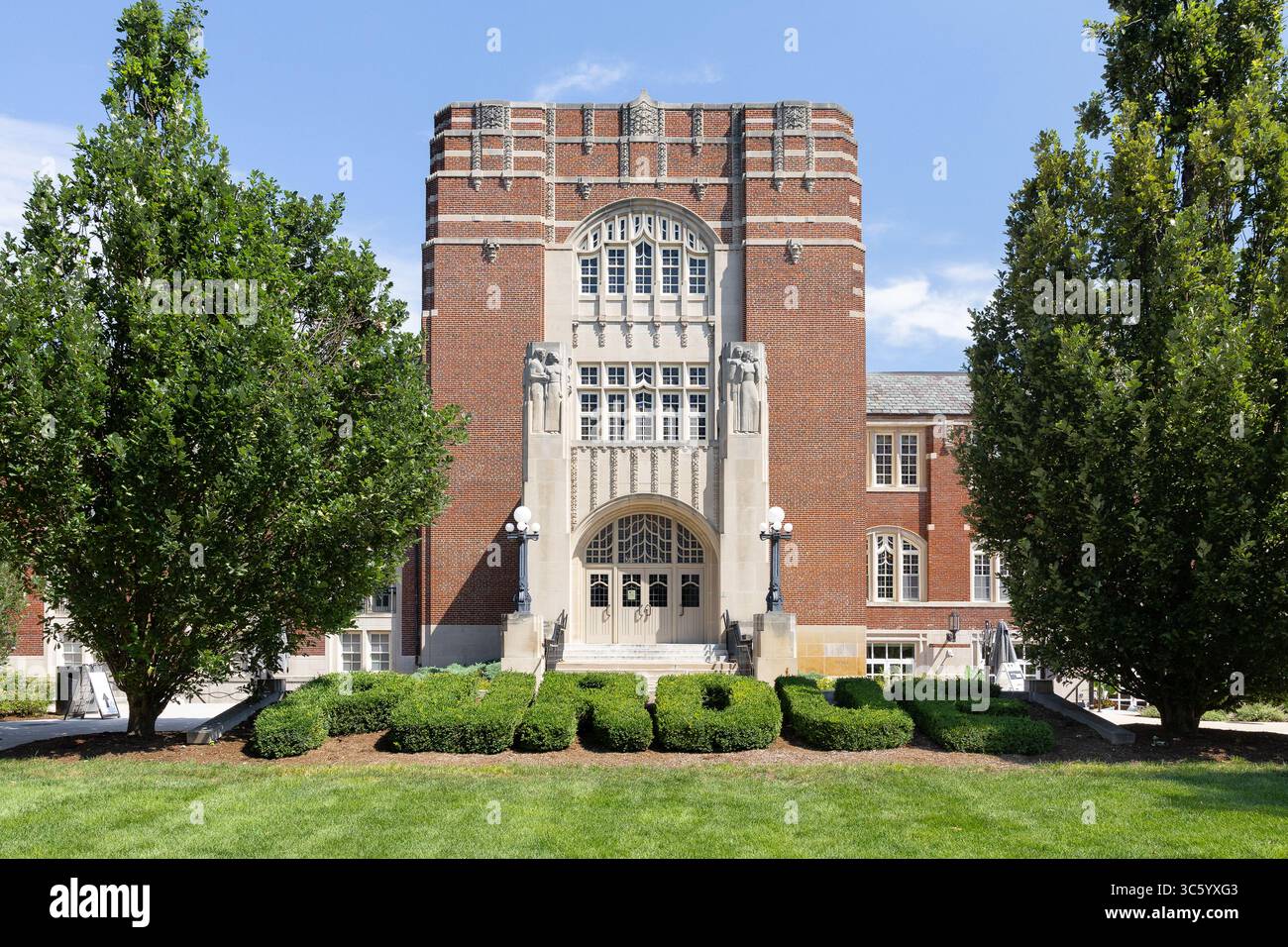 La Purdue University è un'università pubblica di ricerca fondata nel 1869 e nota per la loro ingegneria, tecnologia, scienza e matematica. Foto Stock