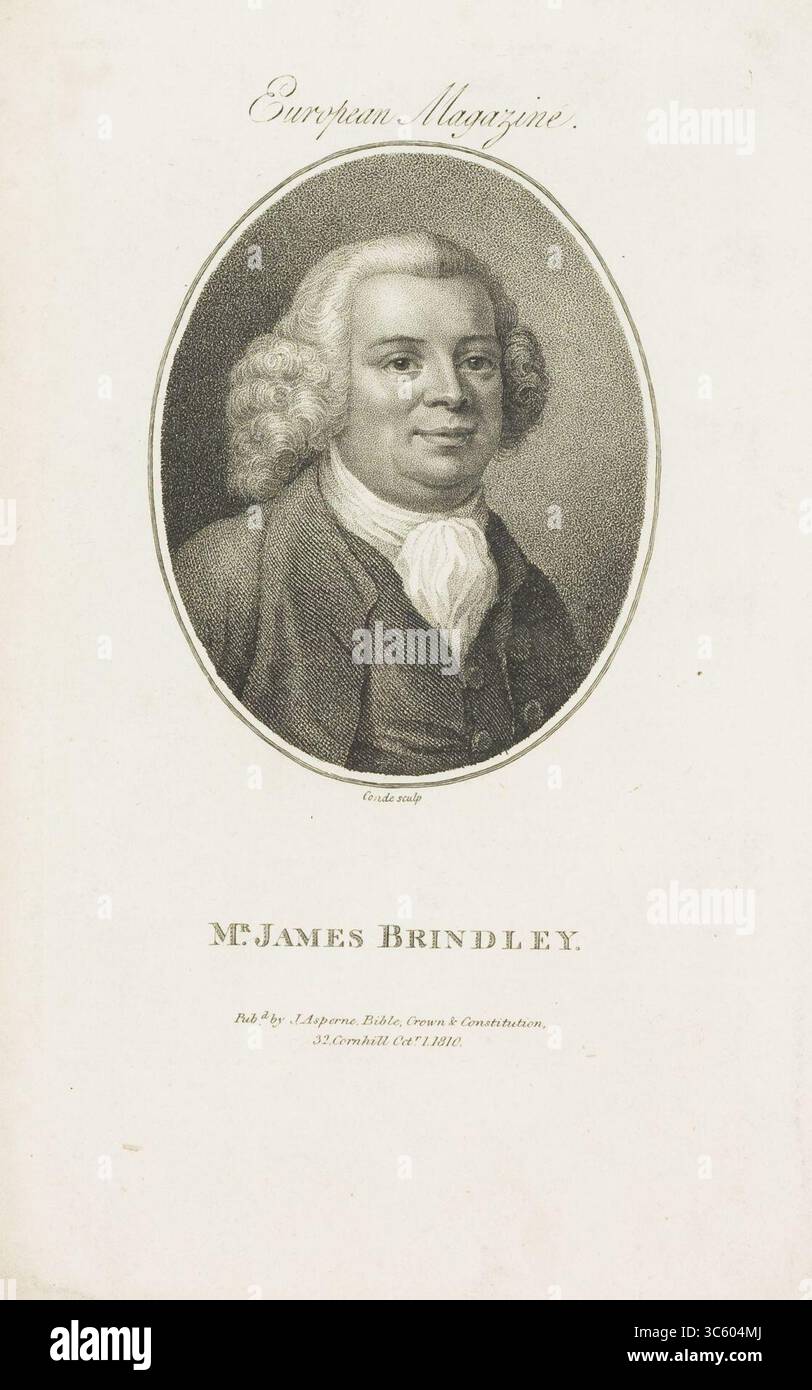 Il signor James Brindley, Foto Stock