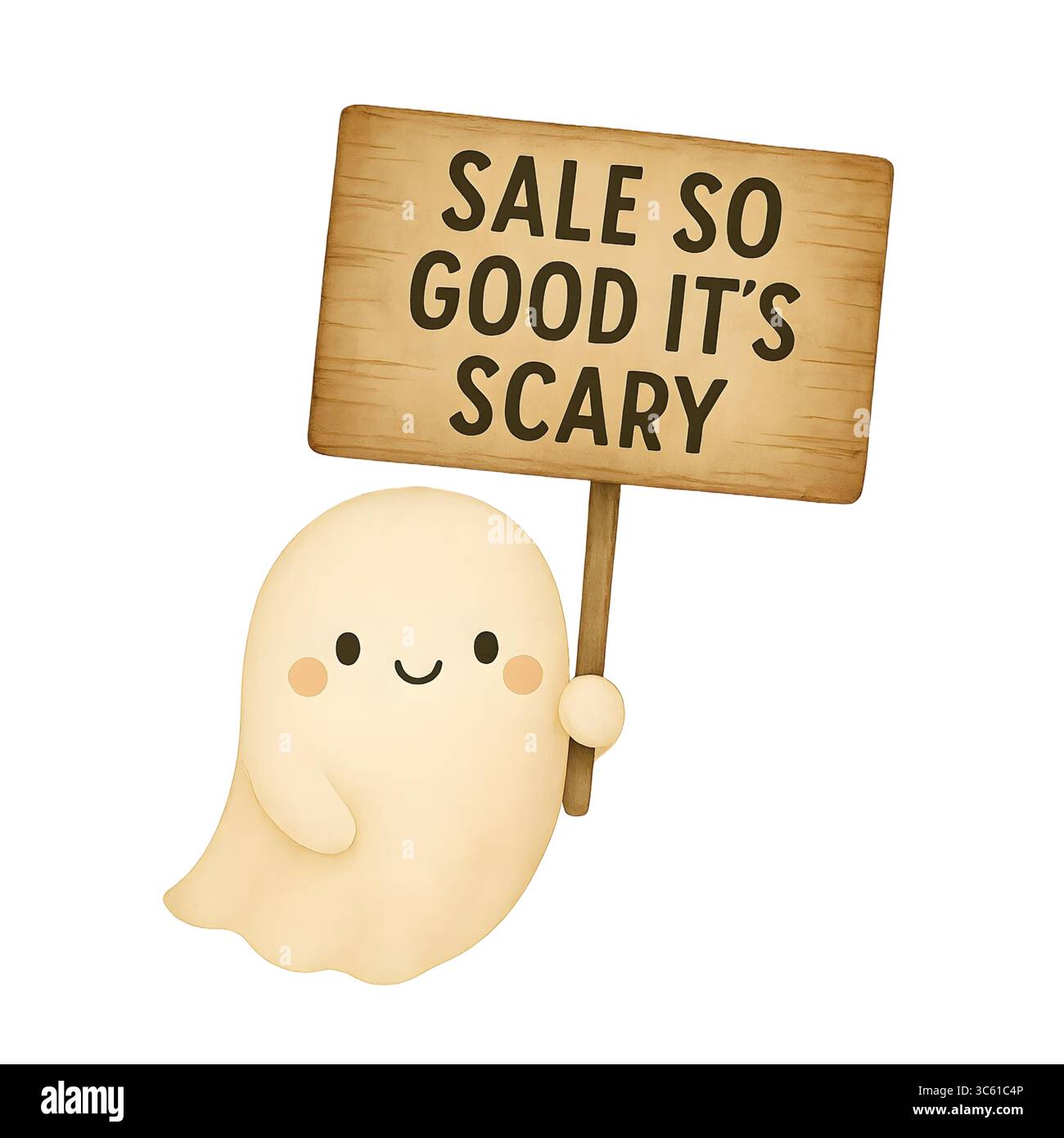 Halloween Clipart dipinto a mano Foto Stock