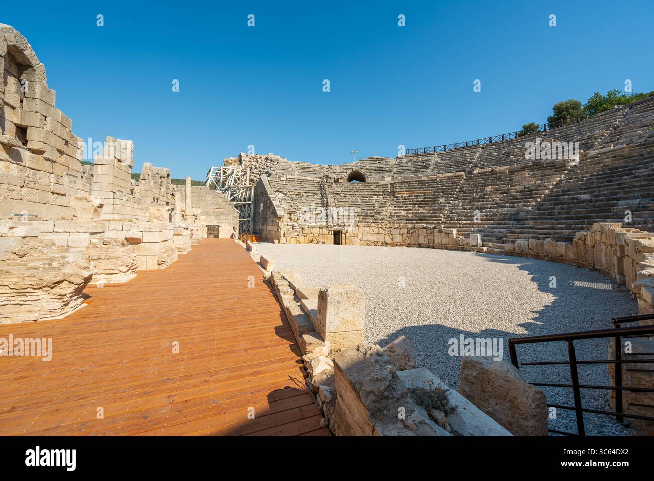 Antiche rovine di Patara, una storica città litica nella Turchia sud-occidentale Foto Stock