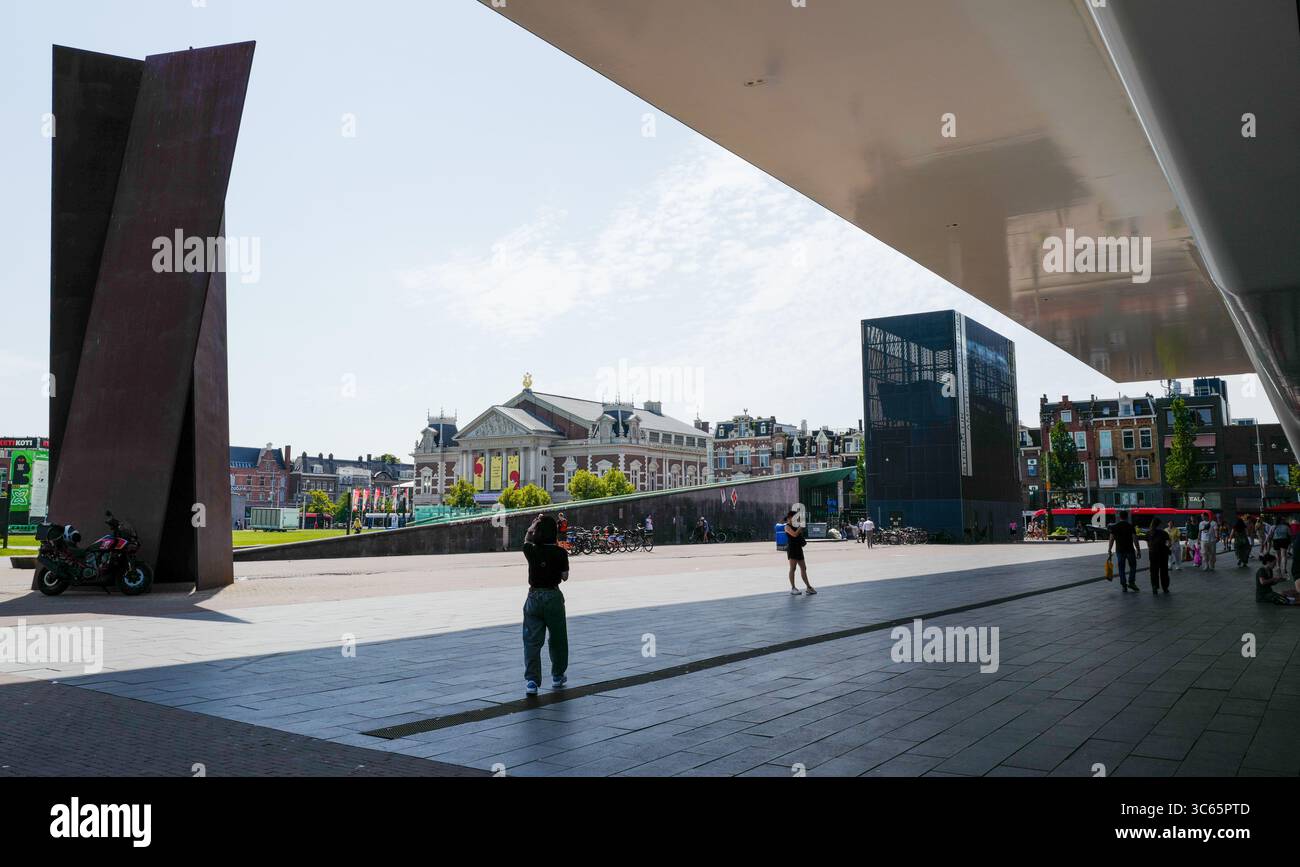 Amsterdam Olanda canali Musei Arte architettura Foto Stock
