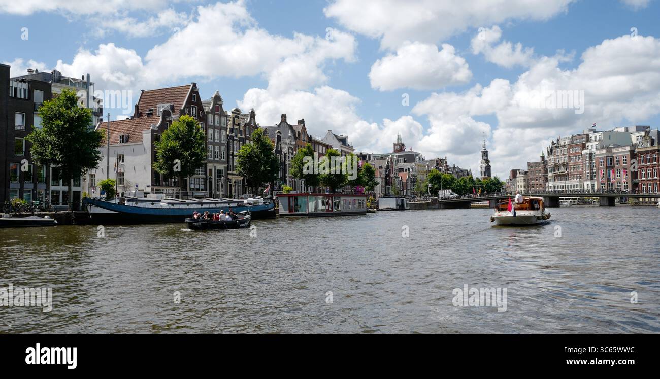 Amsterdam Olanda canali Musei Arte architettura Foto Stock