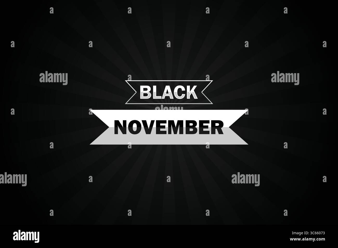 Offerte di novembre Black 2025 – Mega saldi mese per sconti esclusivi Illustrazione Vettoriale