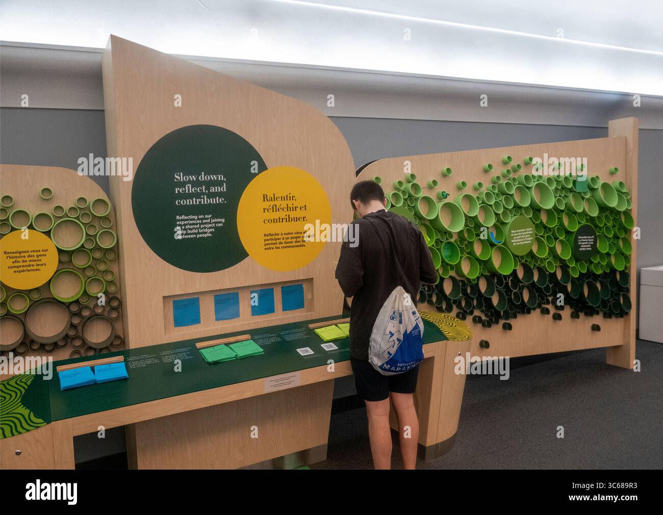 Museo reale dell'Ontario al Queens Park di Toronto, Canada Foto Stock