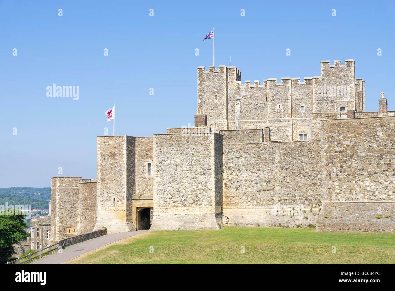Castello di dover dover Kent dover Inghilterra Regno Unito Europa Foto Stock
