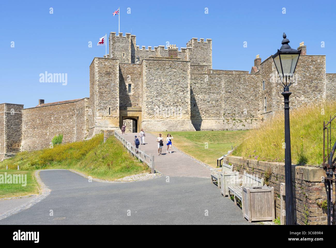 Castello di dover dover Kent dover Inghilterra Regno Unito Europa Foto Stock