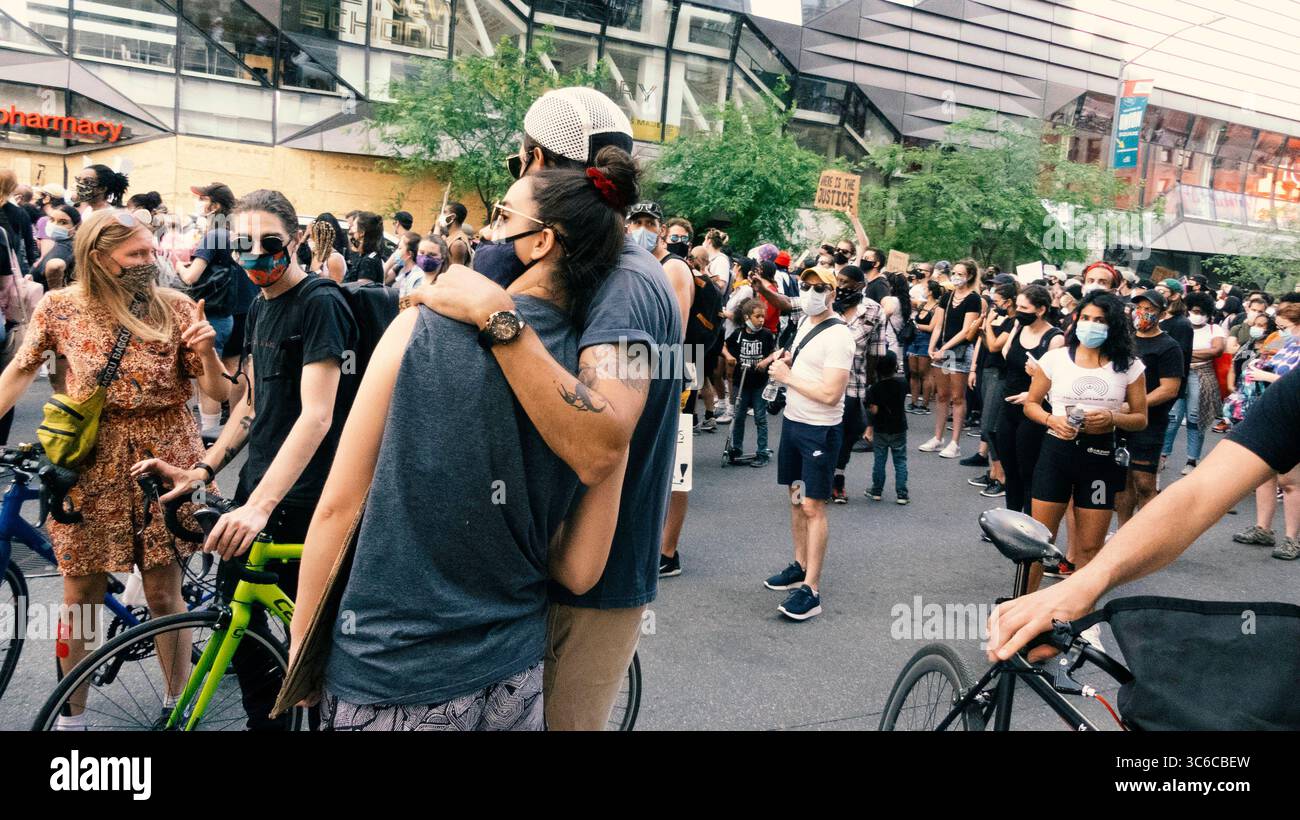 8 giugno 2020, New York, New York, USA: Black Lives Matter. Verità. Giustizia per Breonna. Niente giustizia, niente pace. (Immagine di credito: © John Marshall Mantel/ZUMA Wire) Foto Stock