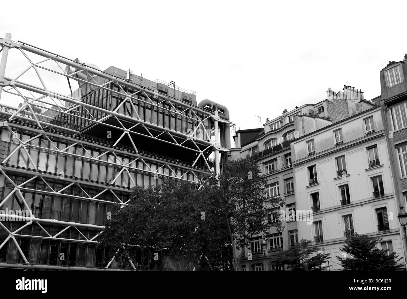 Le Centre Pompidou, Parigi, Francia. Foto Stock