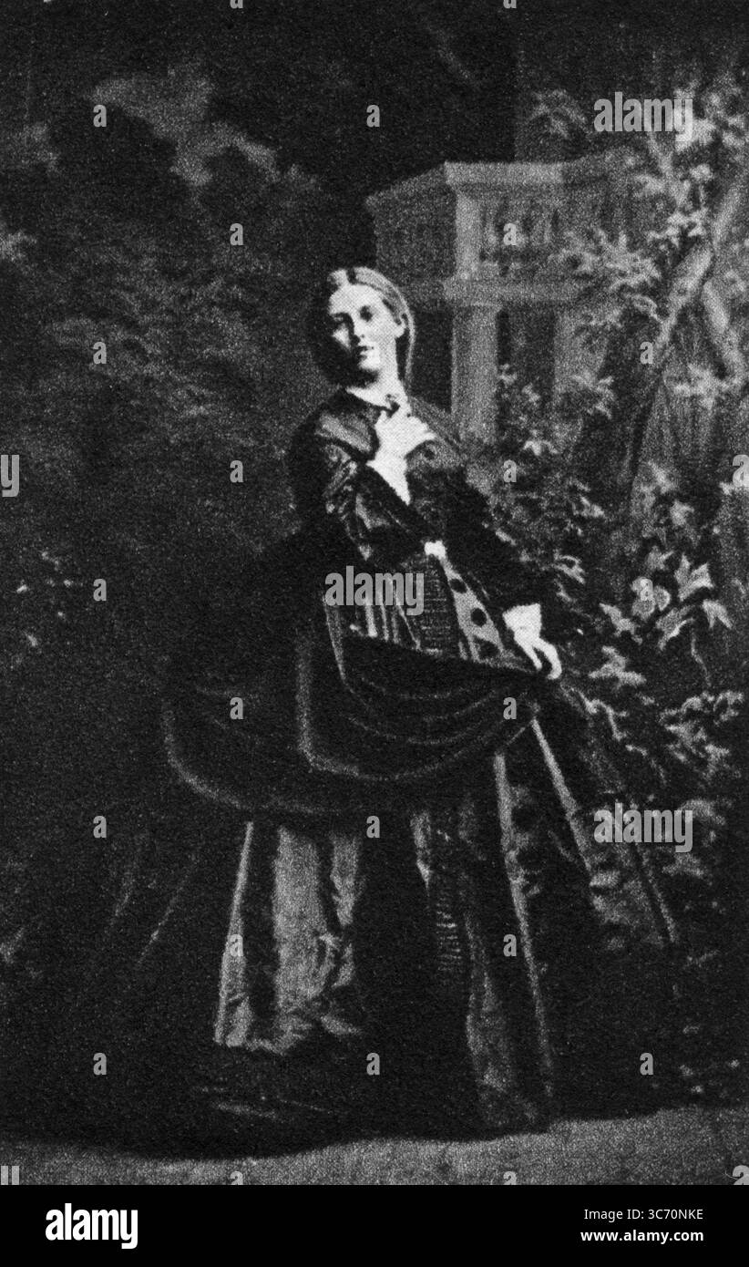 Carte de visite per gentile concessione di Guy Little - fotografia di Mr. C. Silvy - Camille Silvy (1835-1910), fotografo ©TopFoto Foto Stock