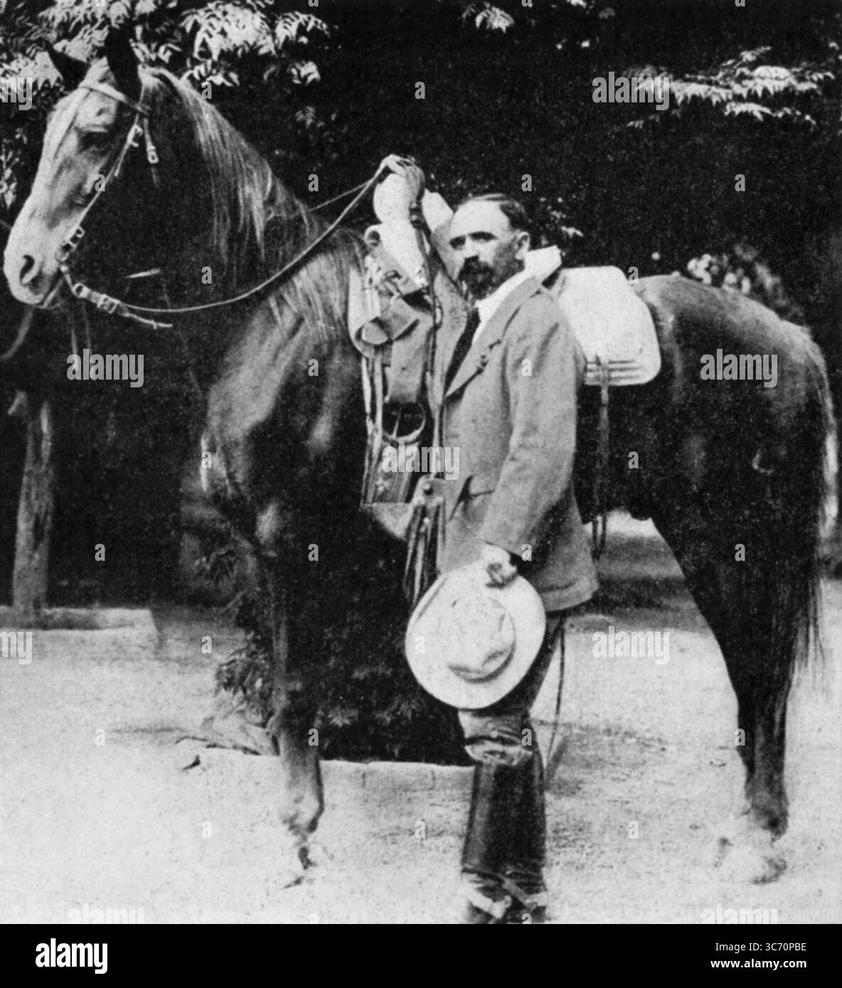 Francisco Madero, che voleva che i peoni messicani possedessero la terra messicana, divenne presidente attraverso una rivoluzione nel 1911. Ma Madero non era abbastanza duro da tenere il Messico. Foto Stock