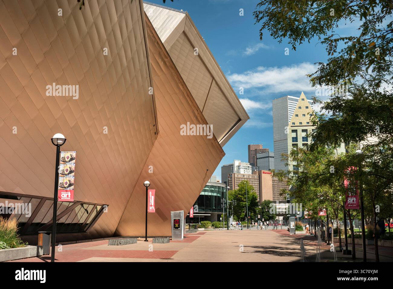 Denver Art Museum, Colorado USA Foto Stock