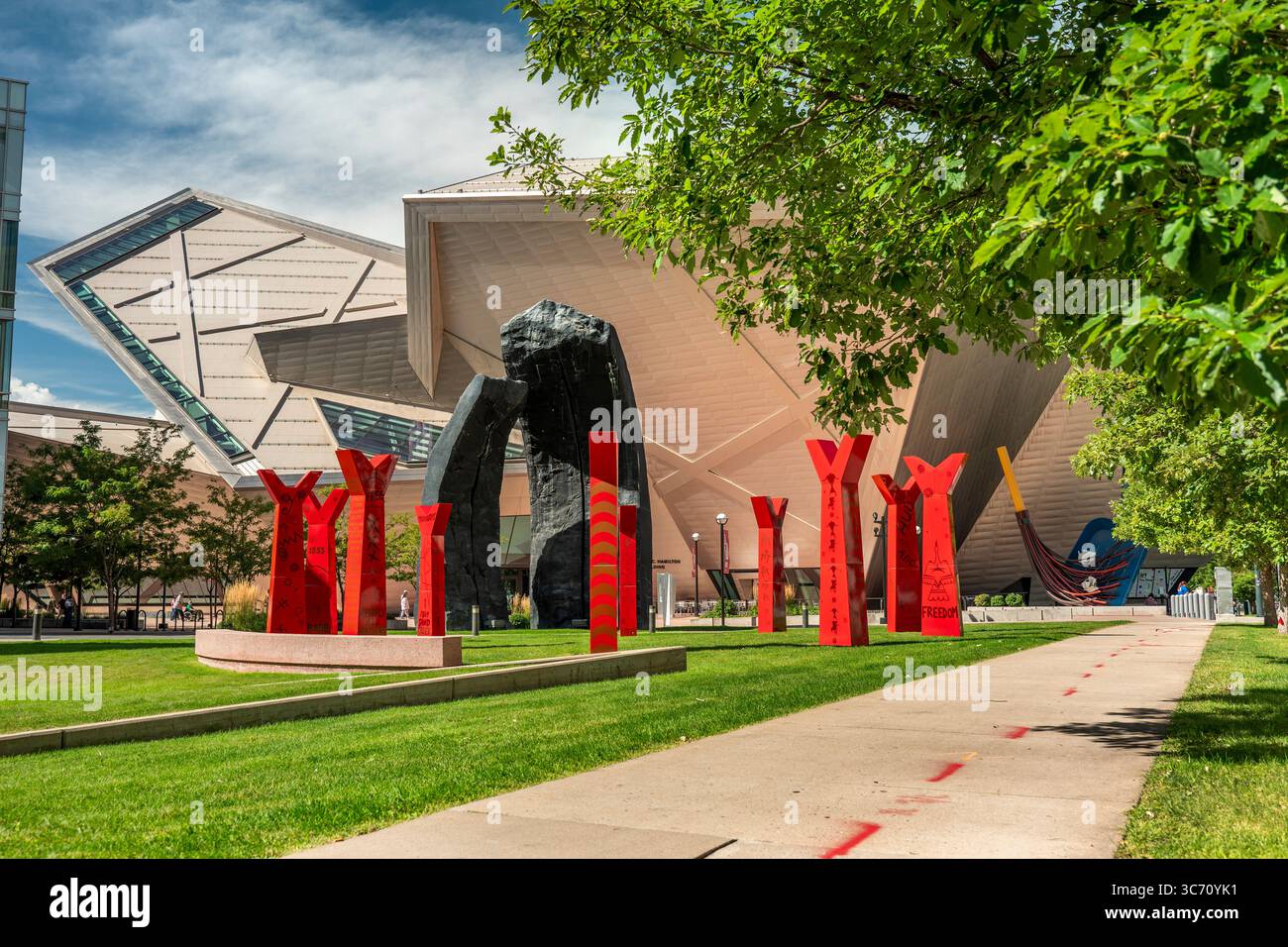 Denver Art Museum, Colorado USA Foto Stock