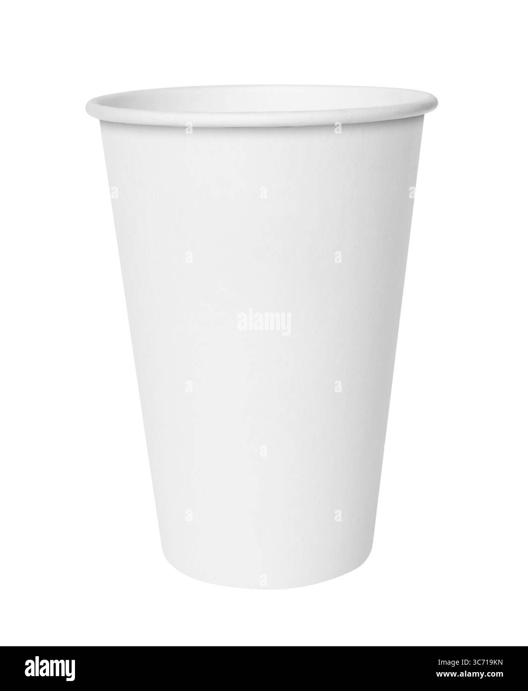 Il fast food cup. Isolato su bianco Foto Stock