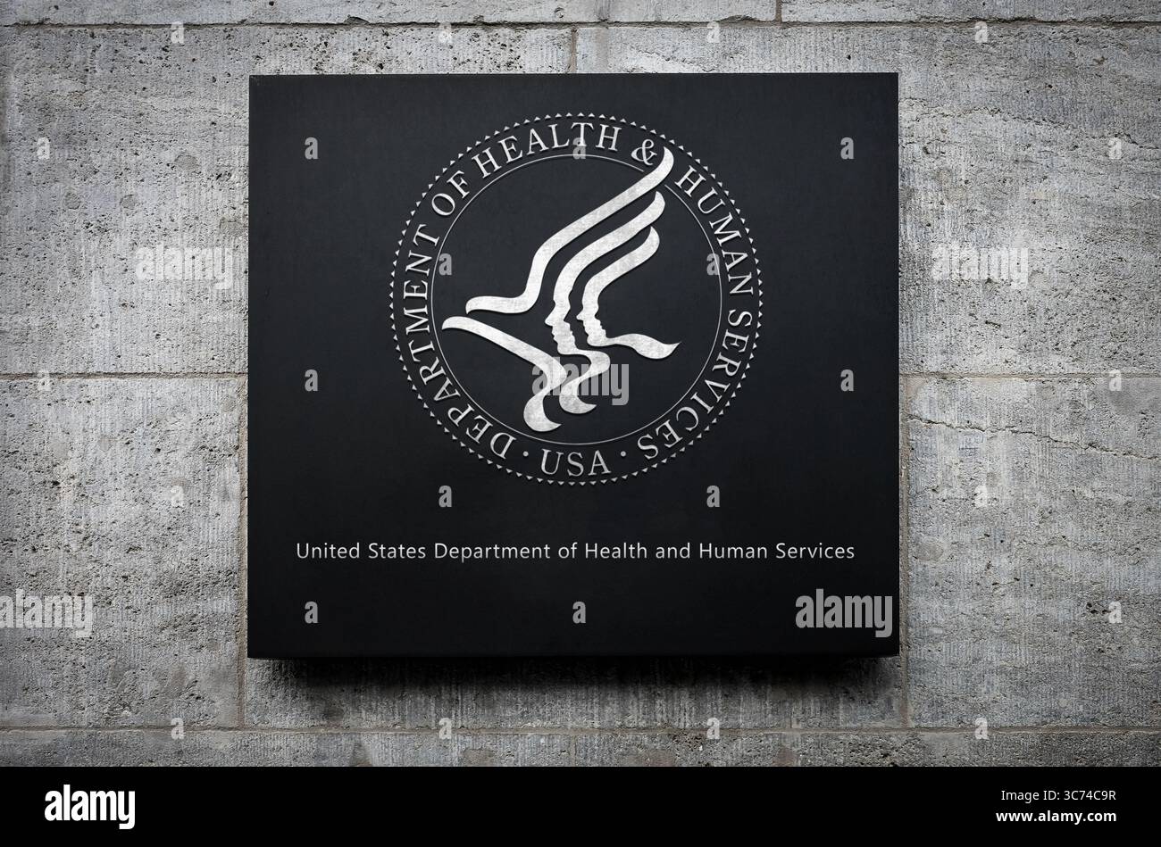 HHS - Dipartimento della salute e dei servizi umani - leadership federale in salute pubblica Foto Stock