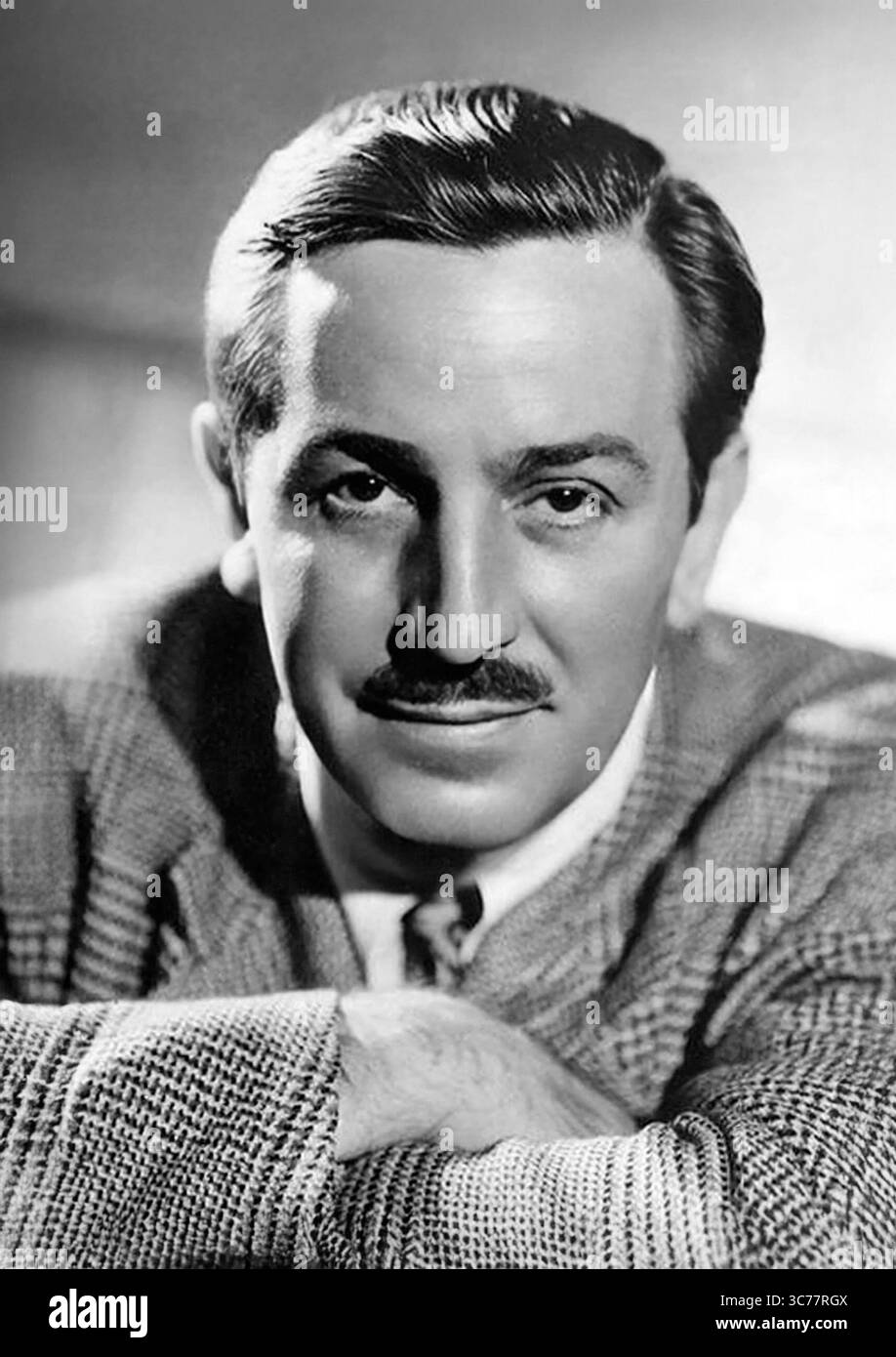 Walt Disney. Ritratto di Walter Elias Disney (1901-1966), foto pubblicitaria, 1946 Foto Stock