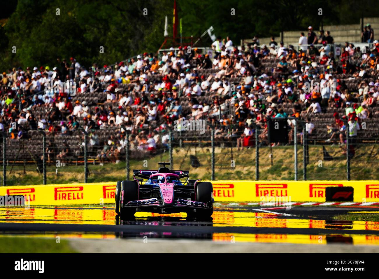 10$ durante il Gran Premio di Ungheria di Formula 1 2025 di Lenovo, 14° round del Campionato del mondo di Formula 1 2025 FIA dal 1° al 3 agosto 2025 sull'Hungaroring, a Mogyorod, Ungheria Foto Stock