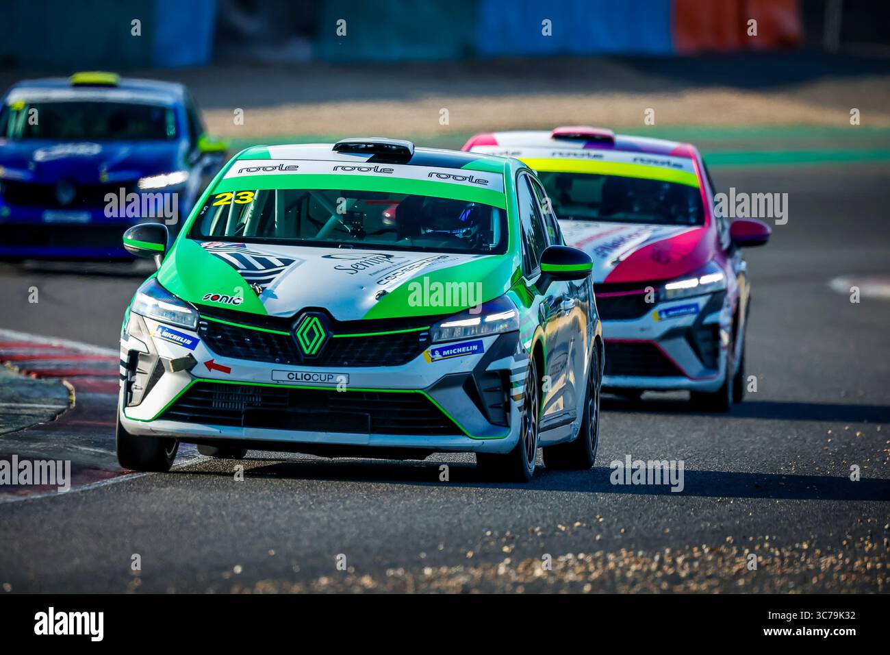 23 FINKELSTEIN Alex (fra), GPA RACING, Clio Cup Series, azione durante il 6° round della Clio Cup Series 2025, dal 1° al 3 agosto 2025 sul Circuit de Nevers Magny-Cours, a Magny-Cours, Francia - Photo Grégory Lenormand/DPPI Credit: DPPI Media/Alamy Live News Foto Stock