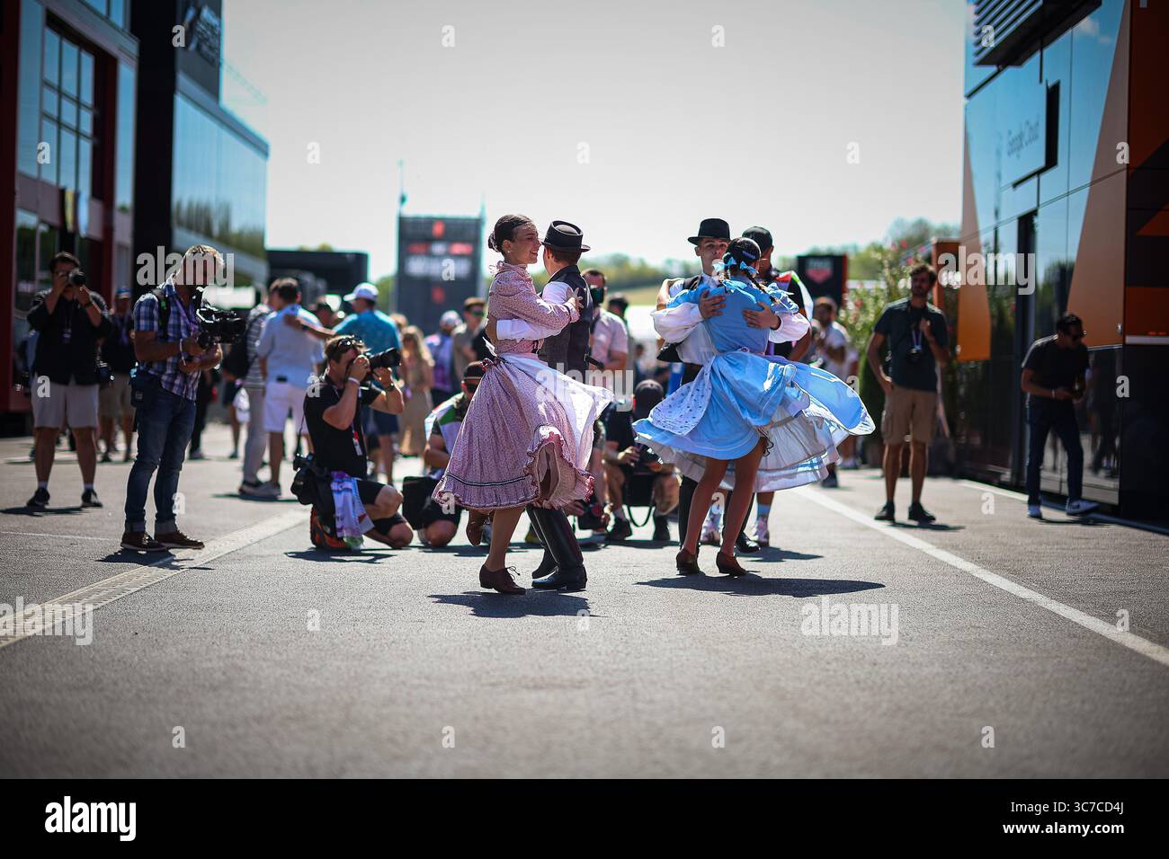 Atmosfera generale, durante il GP del Belgio, Spa-Francorchamps 24-27 luglio 2025 Campionato del mondo di Formula 1 2025. Foto Stock