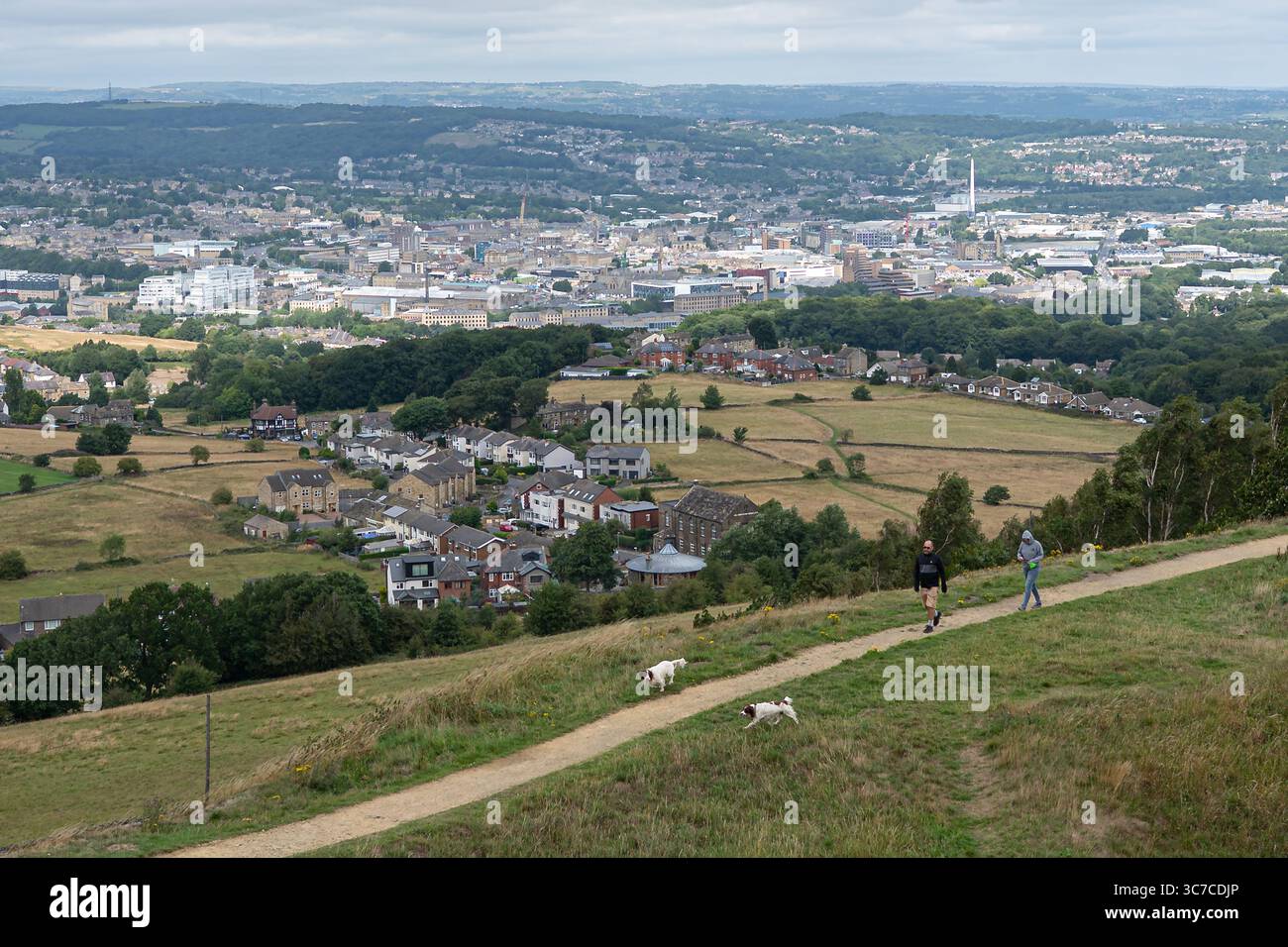 Huddersfield è una città del Metropolitan Borough di Kirklees nel West Yorkshire, Inghilterra. Foto Stock