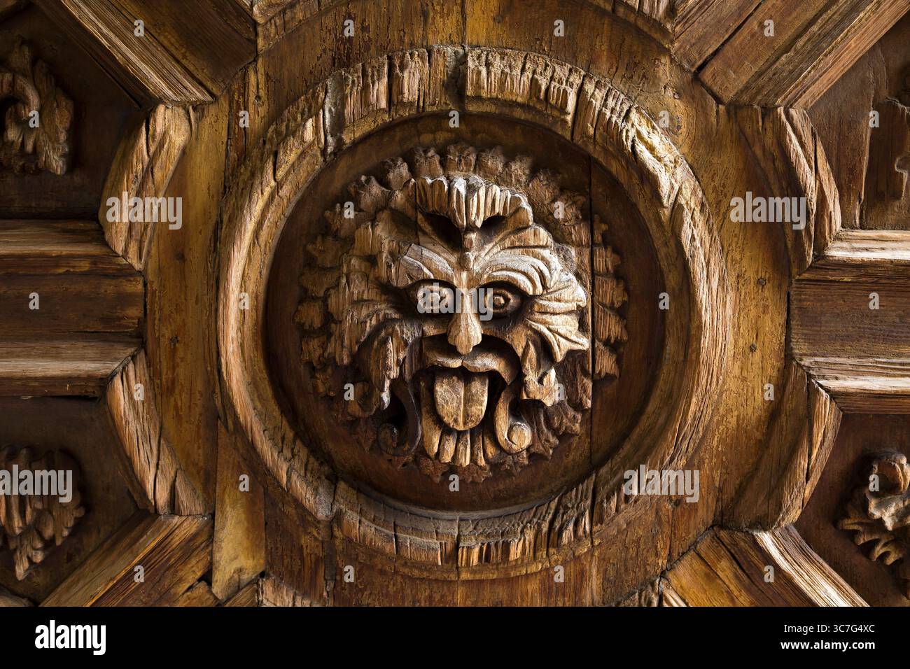 Visita alla Chiesa la Valenciana, Guanajuato, Messico Foto Stock