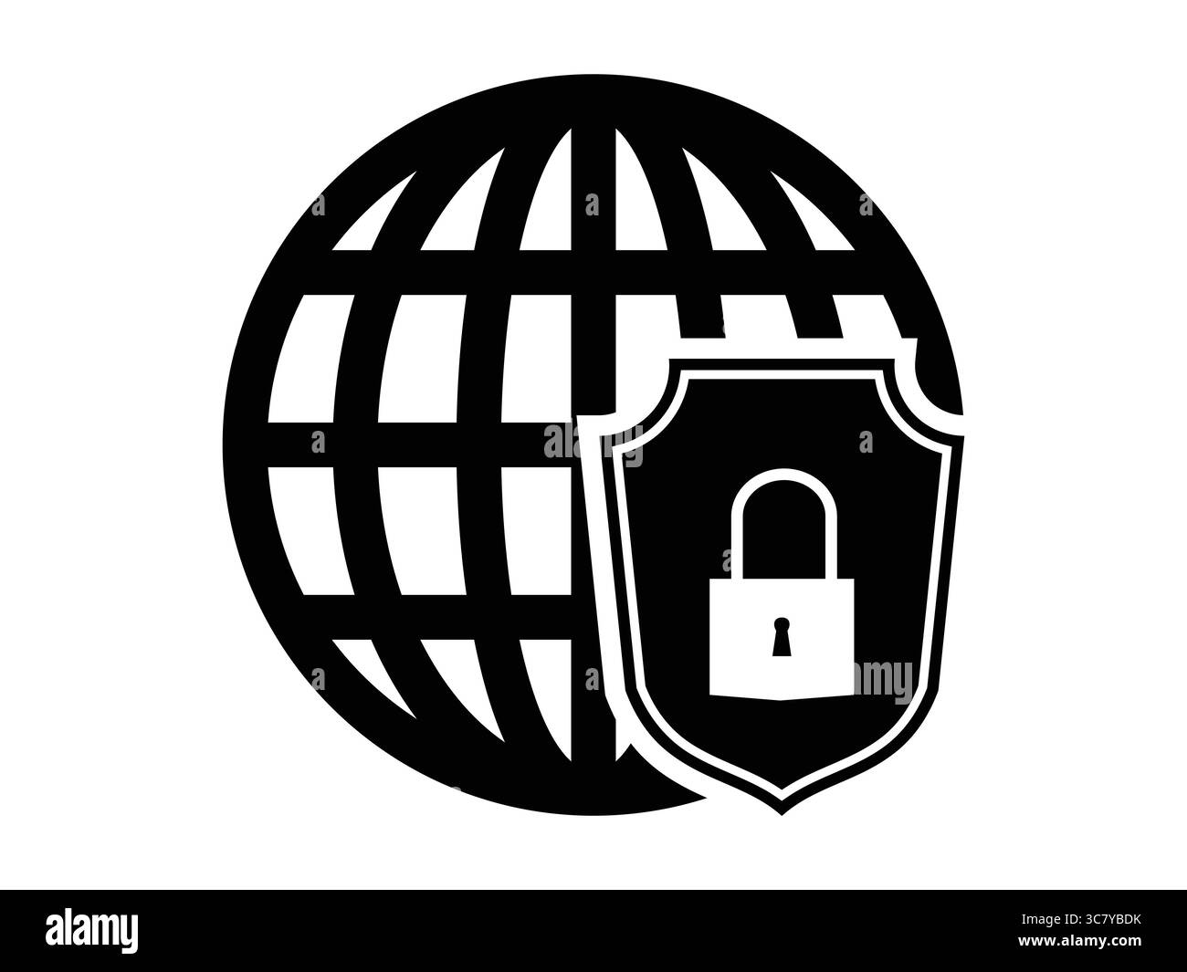 Icona della sicurezza informatica con protezione del computer, simbolo di rete sicura, privacy dei dati e sicurezza digitale nella tecnologia moderna. Design vettoriale pulito p Illustrazione Vettoriale Icona della sicurezza informatica con protezione del computer, simbolo di rete sicura, privacy dei dati e sicurezza digitale nella tecnologia moderna. Design vettoriale pulito p Illustrazione Vettoriale