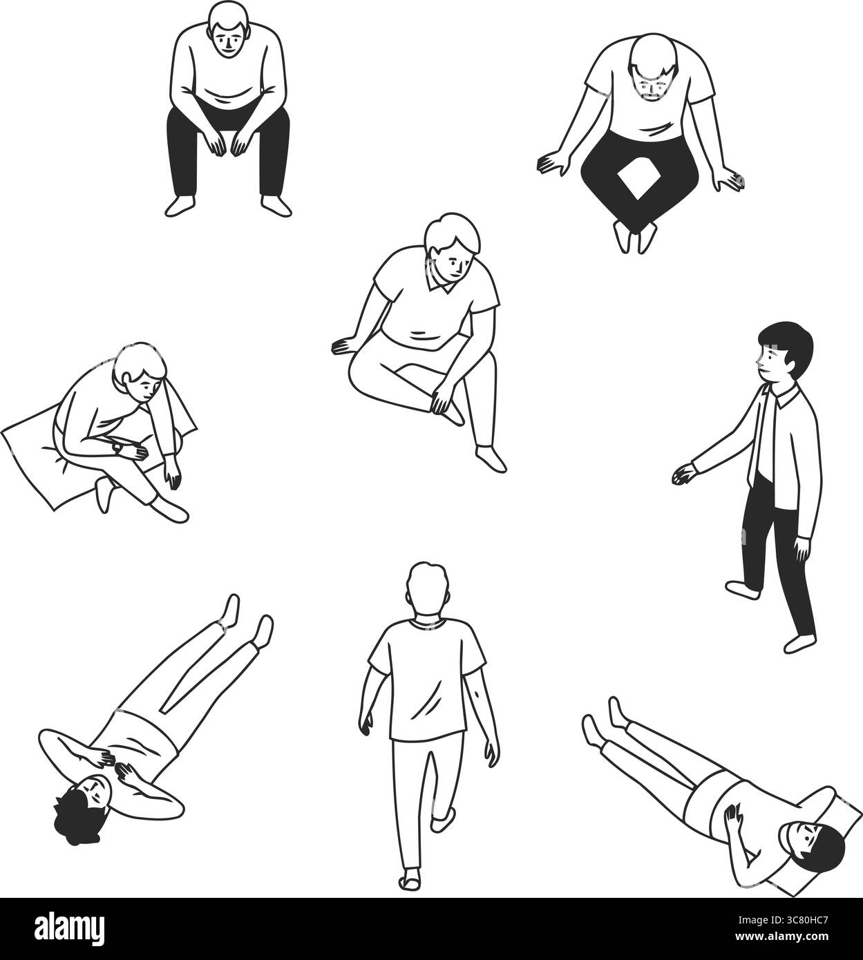 Handshake Outline Vector, accordo Clipart, affare commerciale, partnership, lavoro di squadra, fiducia, saluto, grafica semplice, collaborazione, design minimale. Illustrazione Vettoriale