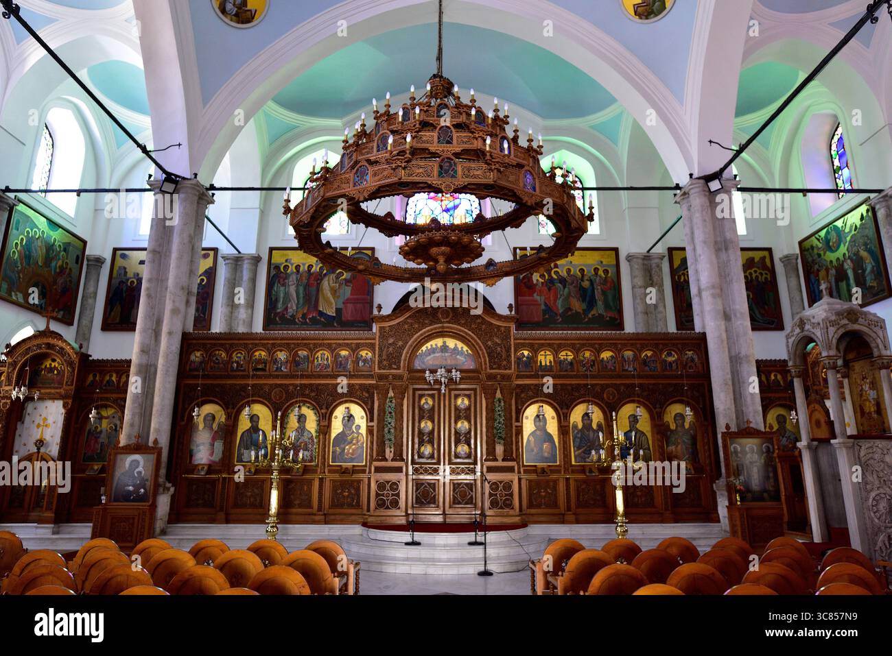 Heraklion, Agios Titos (chiesa ortodossa, XIX secolo). Creta, Grecia. Foto Stock