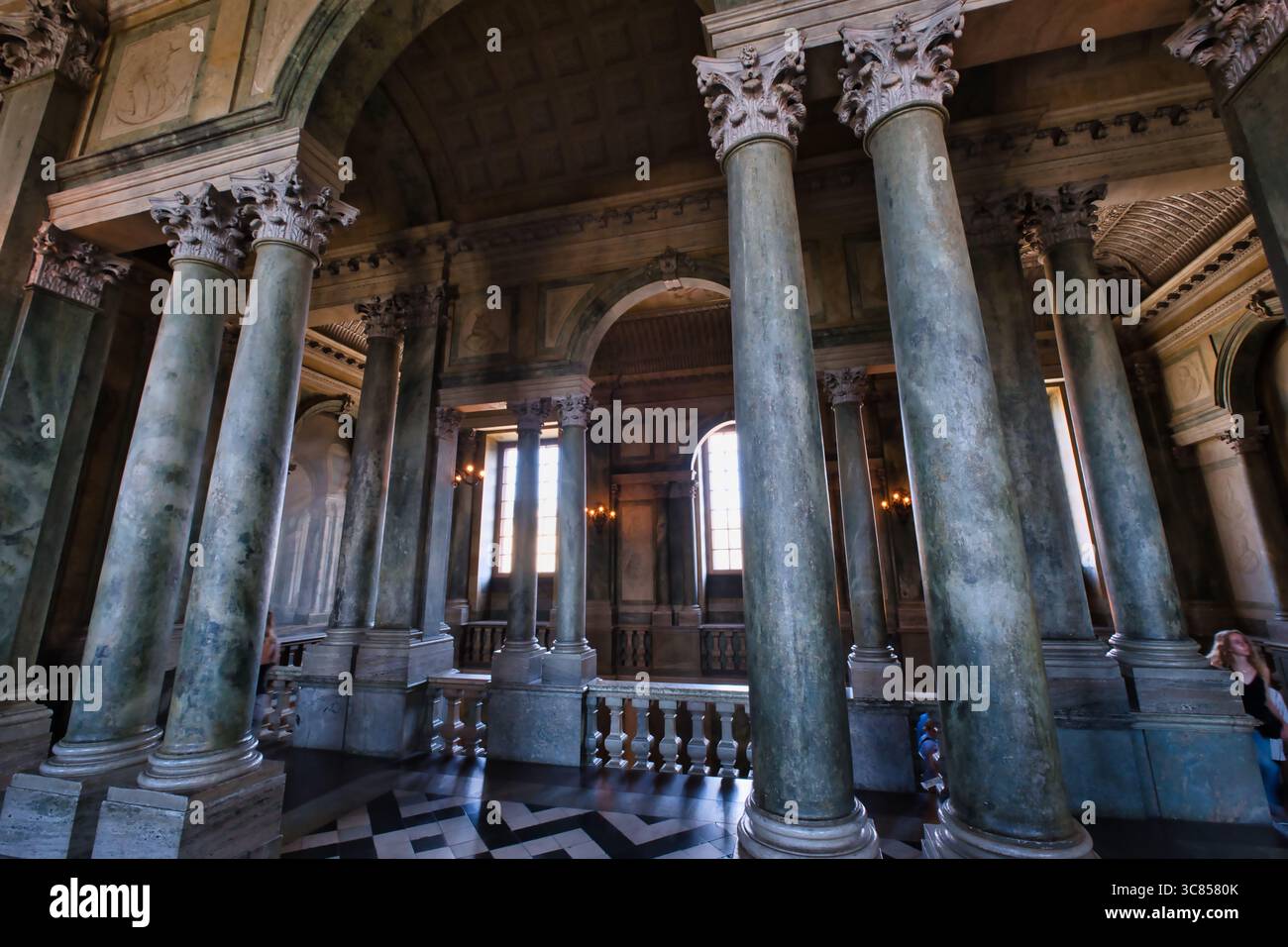 Interni del palazzo reale di Stoccolma Foto Stock
