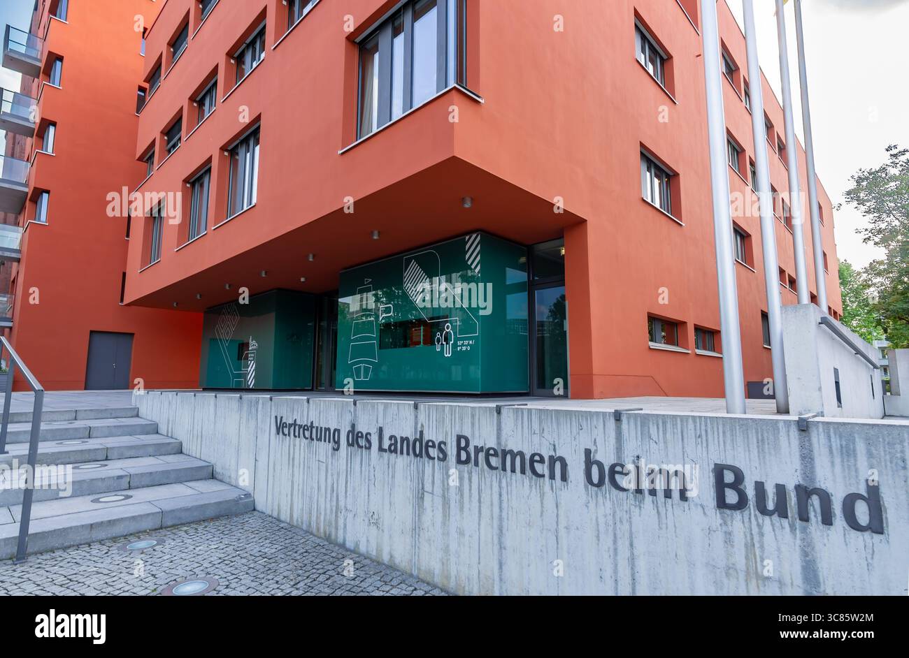 Rappresentanza dello Stato di Brema (Landesvertretung Bremen) al governo federale di Berlino, Germania. Foto Stock